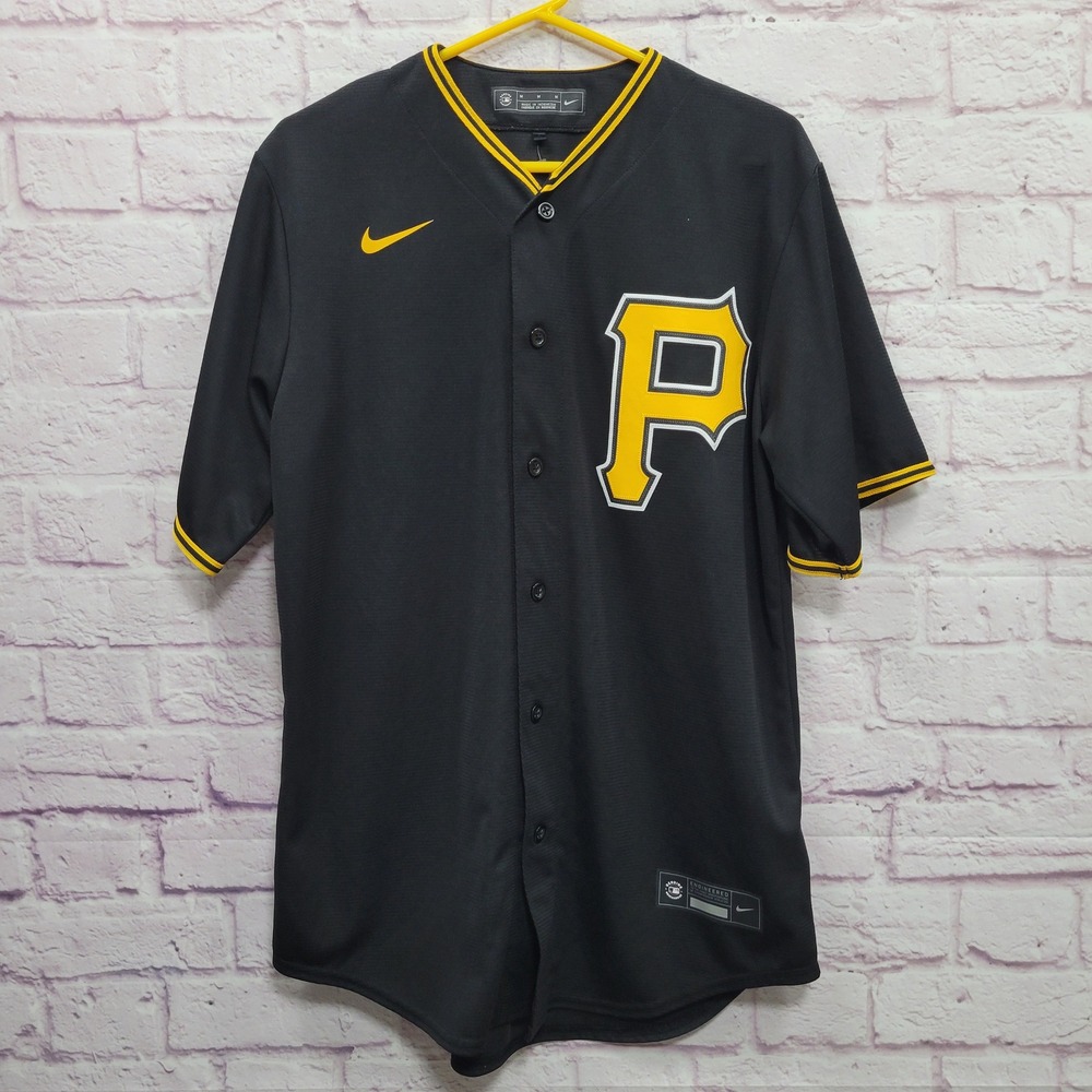 Nike MLB Pittsburgh Pirates Roberto Clemente 21 Jersey Shirt M Baseball ButtonUp